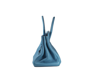 Hermes Birkin 35 Jean Blue Togo O Square