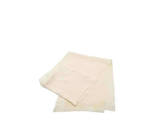 Chanel Silk Small Scarf Beige