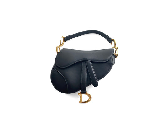 Christian Dior Saddle Bag Mini Black