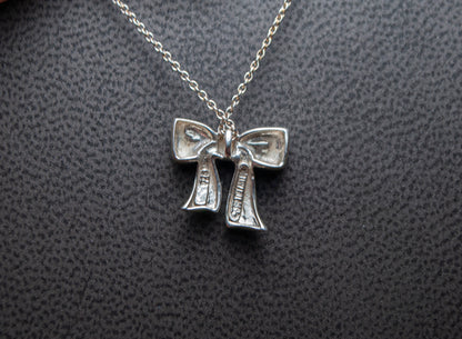 Tiffany Tie Necklace Silver