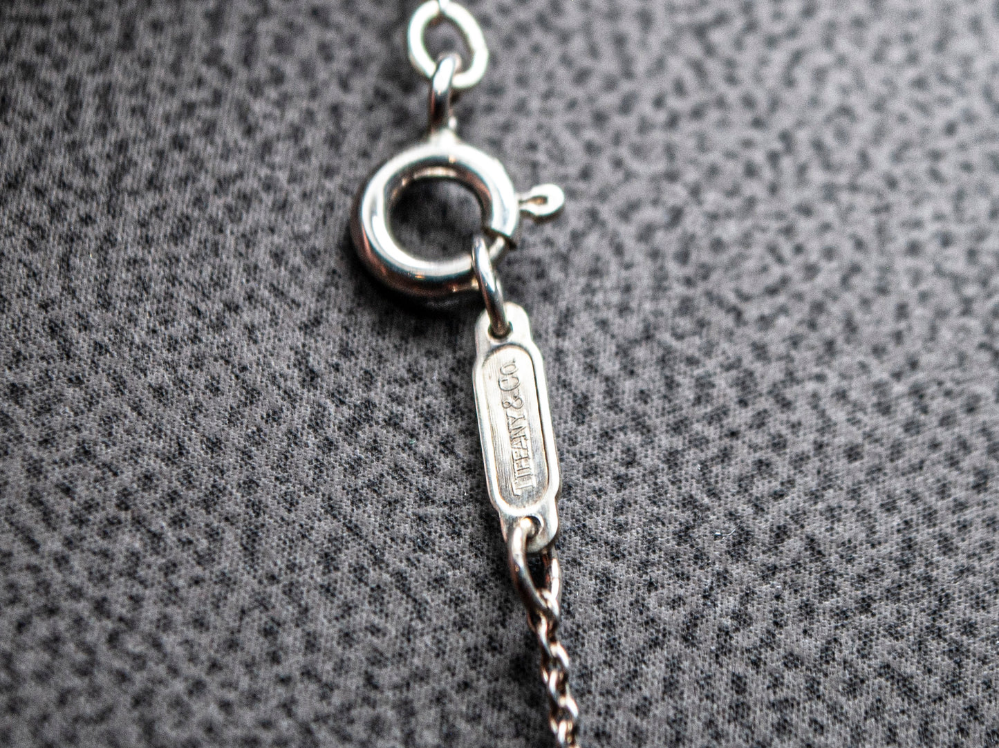 Tiffany Tie Necklace Silver